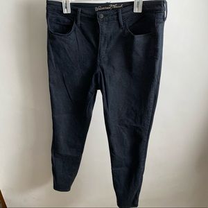 Black high rise skinny jeans